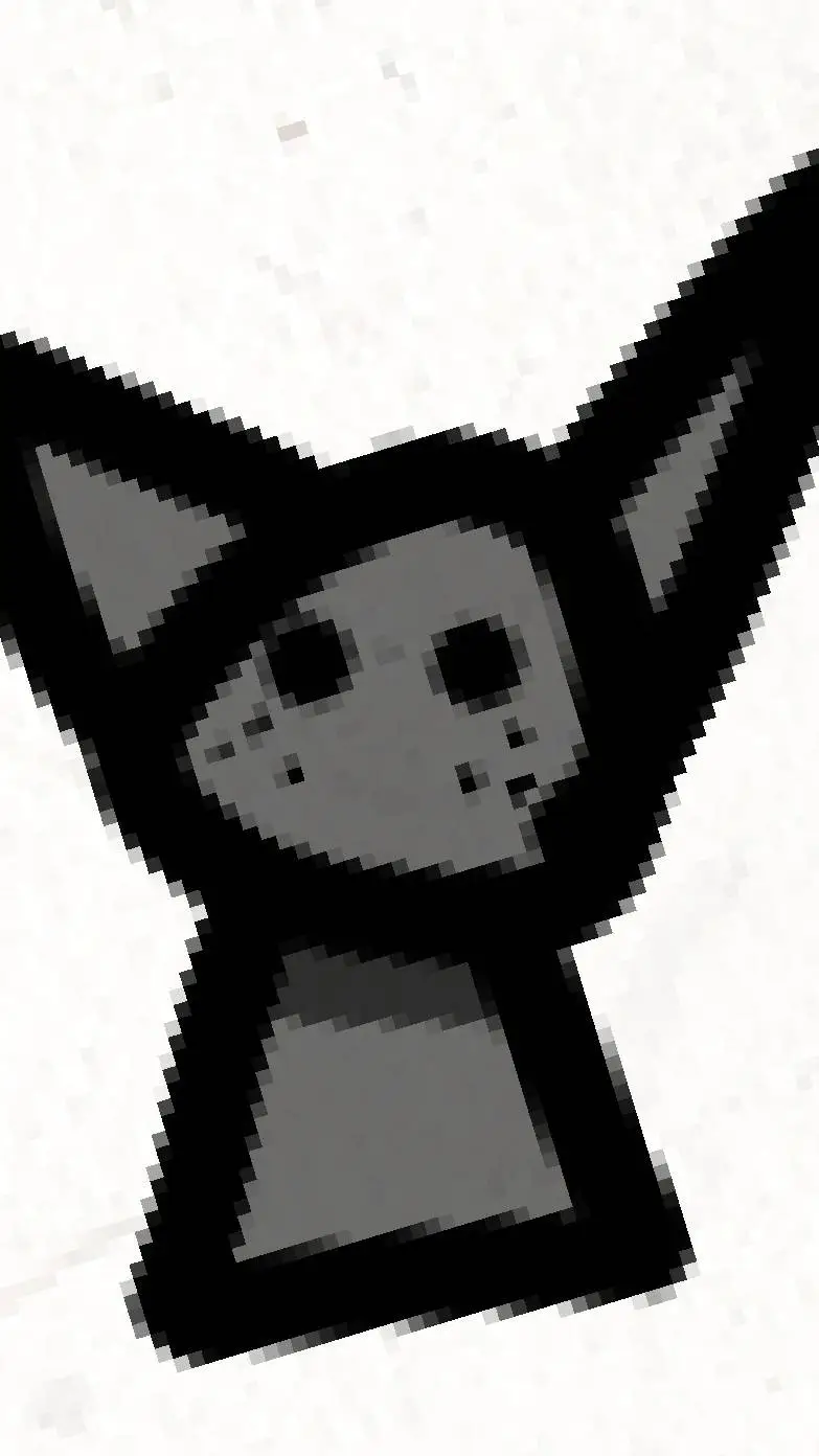 ai character: gray background