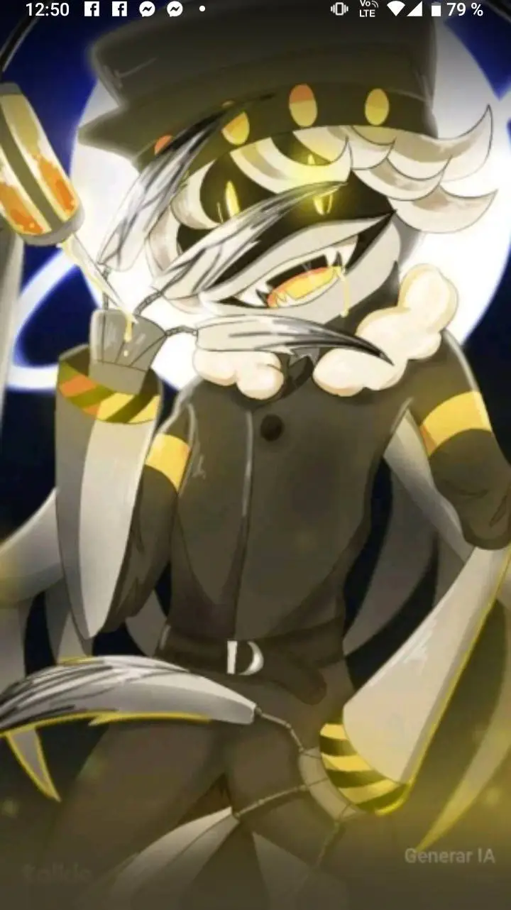 ai character: serial N  background