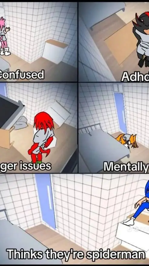 ai character: sonic (assylum) background