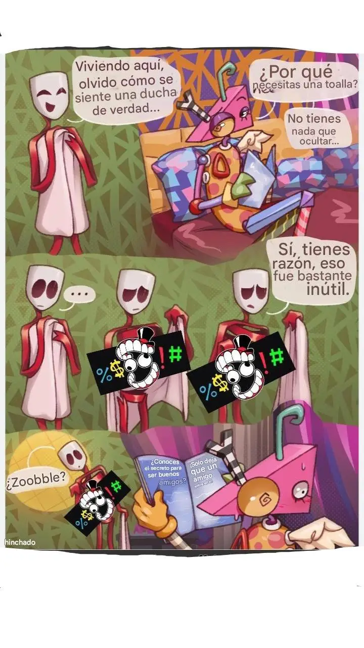 ai character: gangel x zooble  background