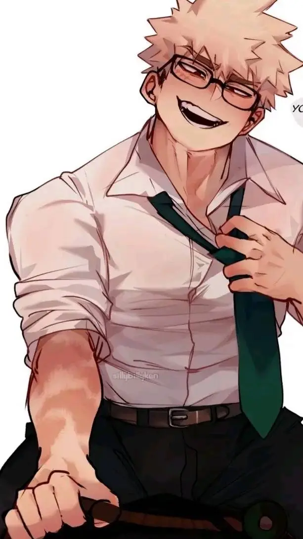 ai character: bakugo × Y/N background