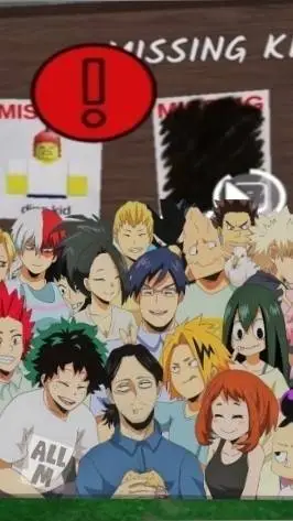 ai character: MHA in 99 in the🌲! background