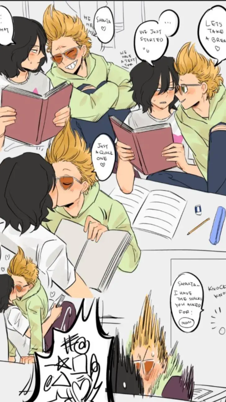 ai character: Mha gay shipping background