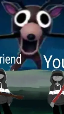 ai character: 99 night in the 🌲 background