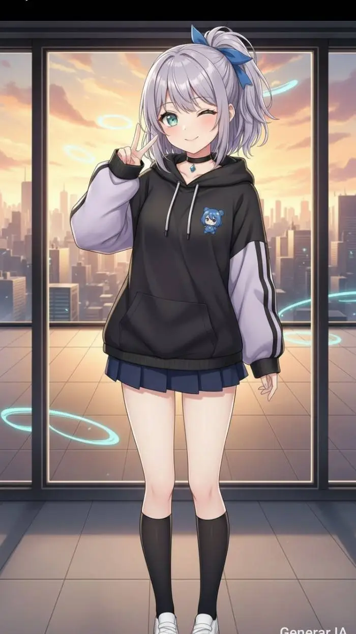 ai character: Shibuya 💟 background
