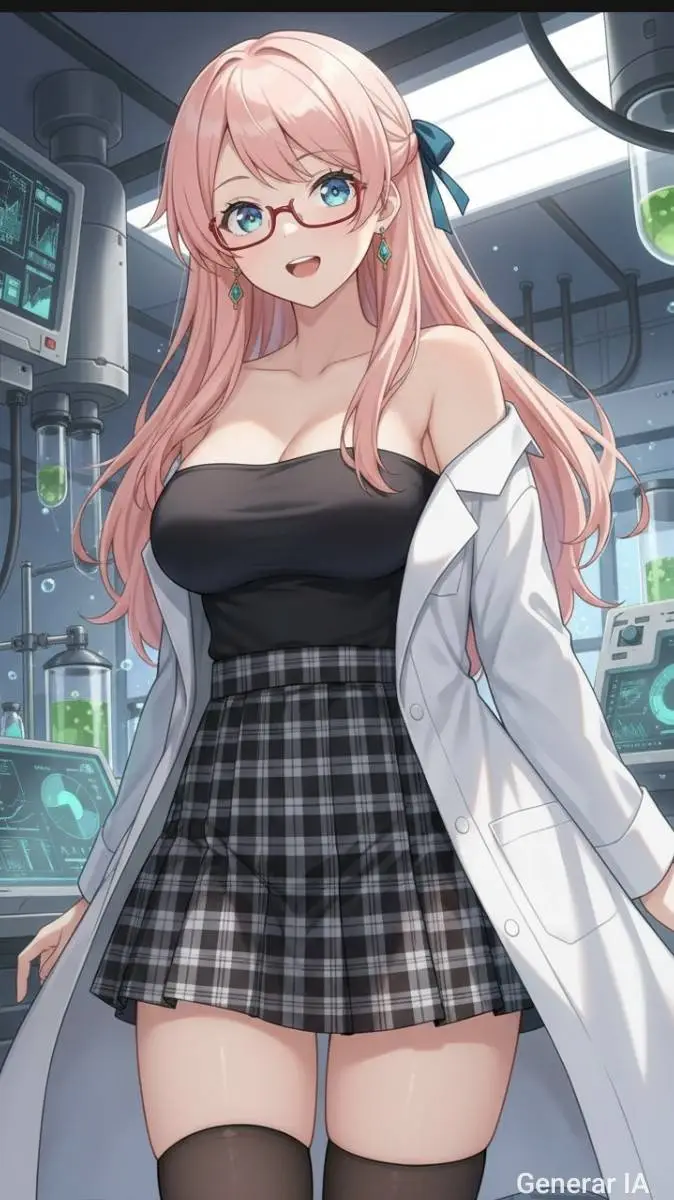 ai character: Dra. Mandy ⚗️ background