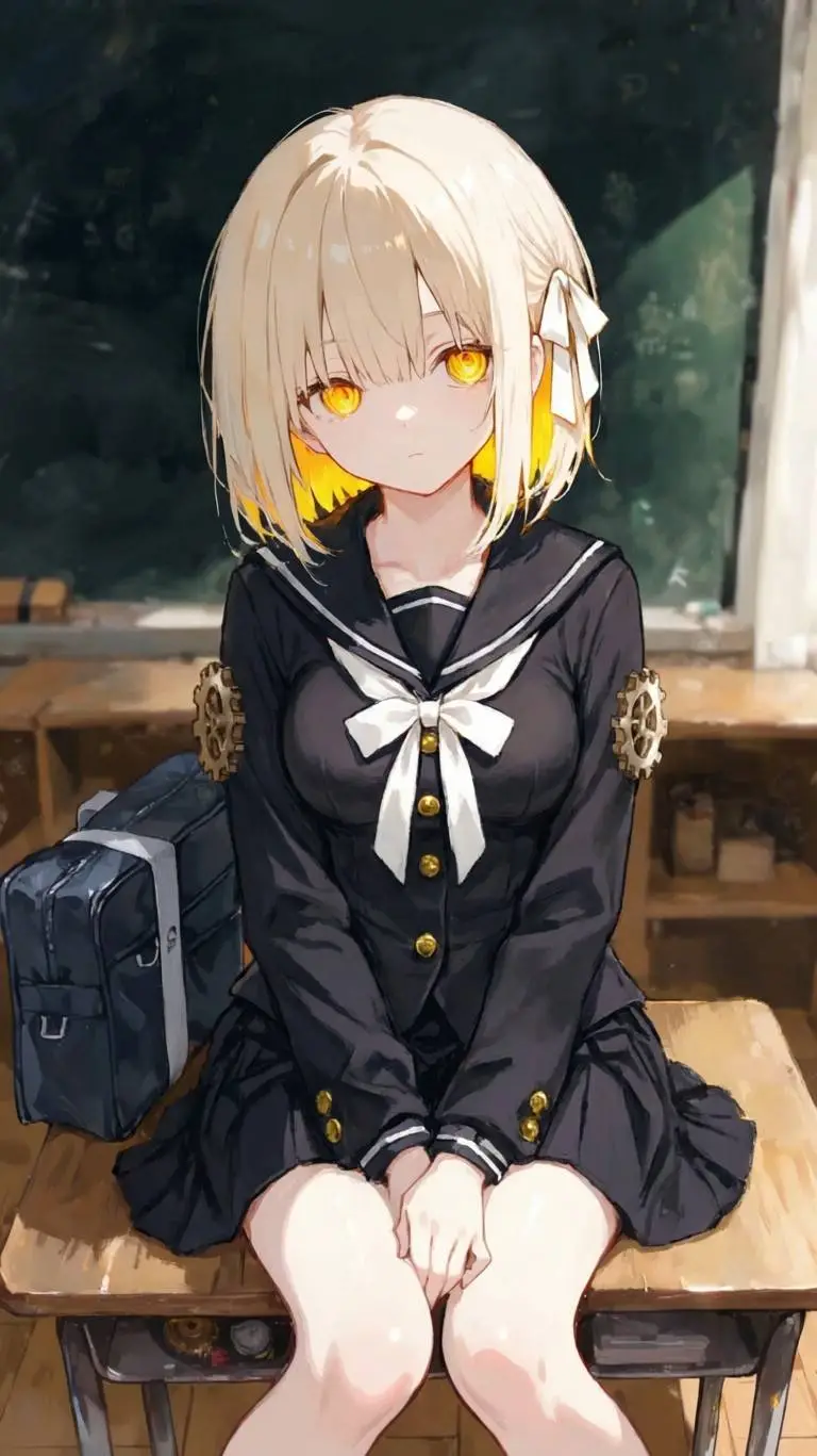 ai character: Cindy Crown background