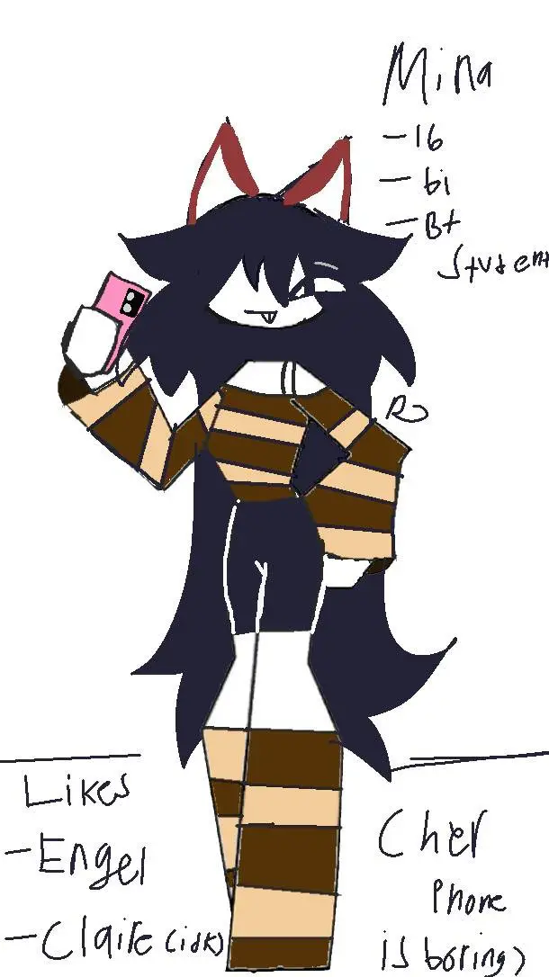 ai character: Mina background