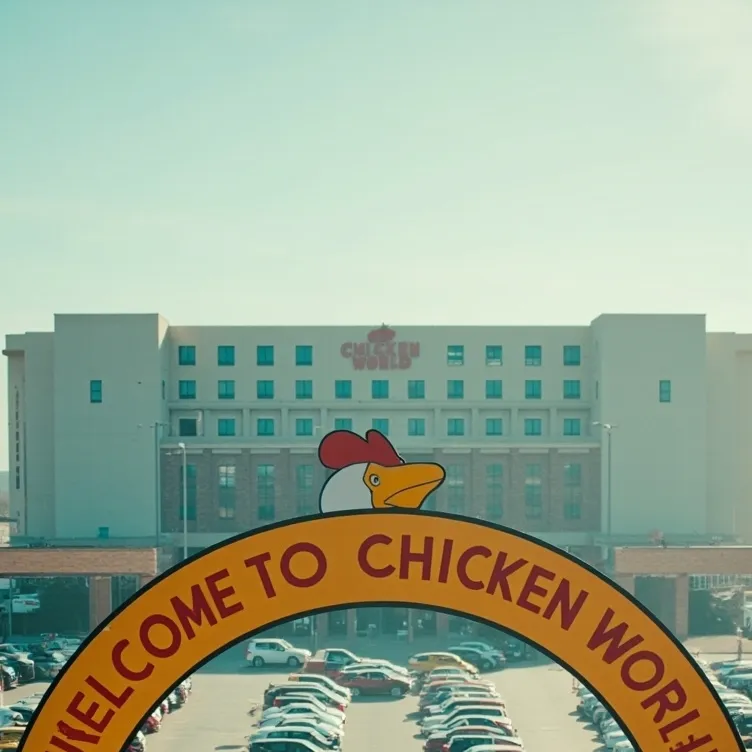 chat with ai character: chicken world trip