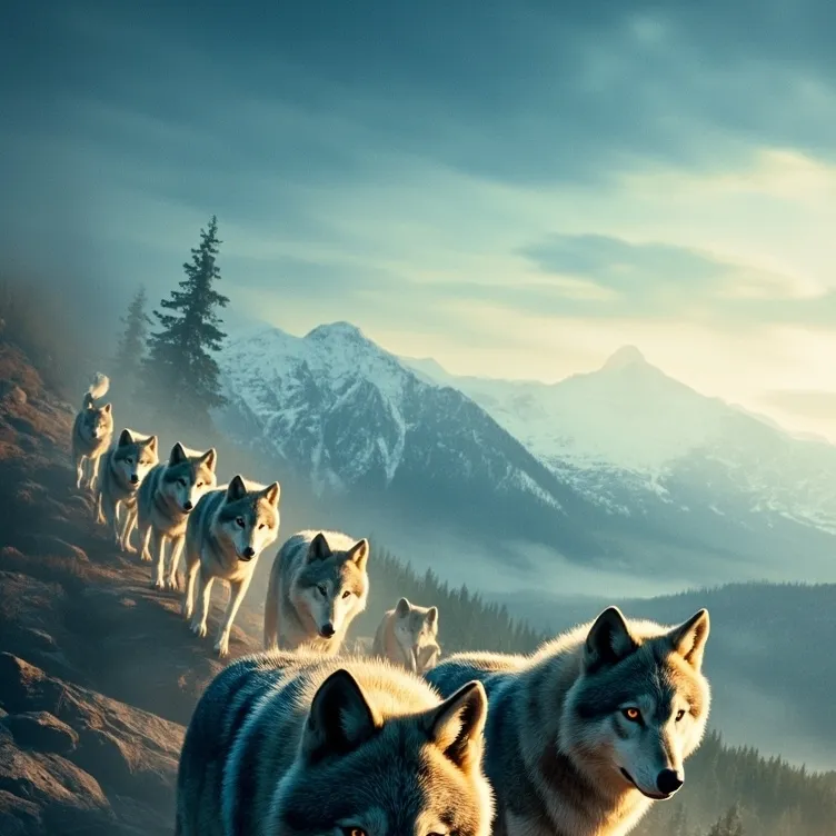 chat with ai character: wolf pack 