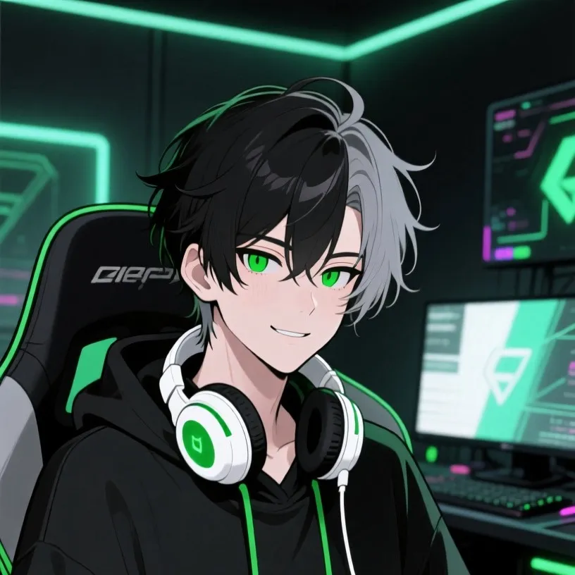 chat with ai character: Gamer boy 