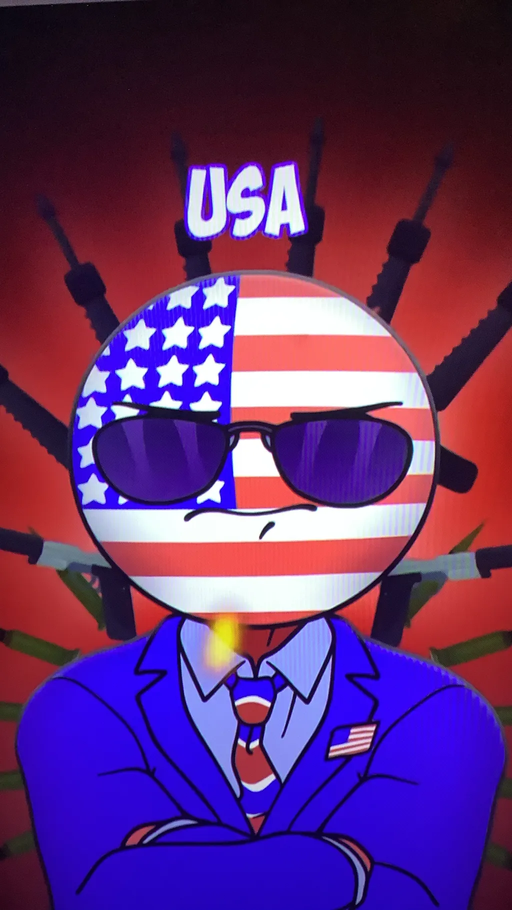 ai character: Usa background