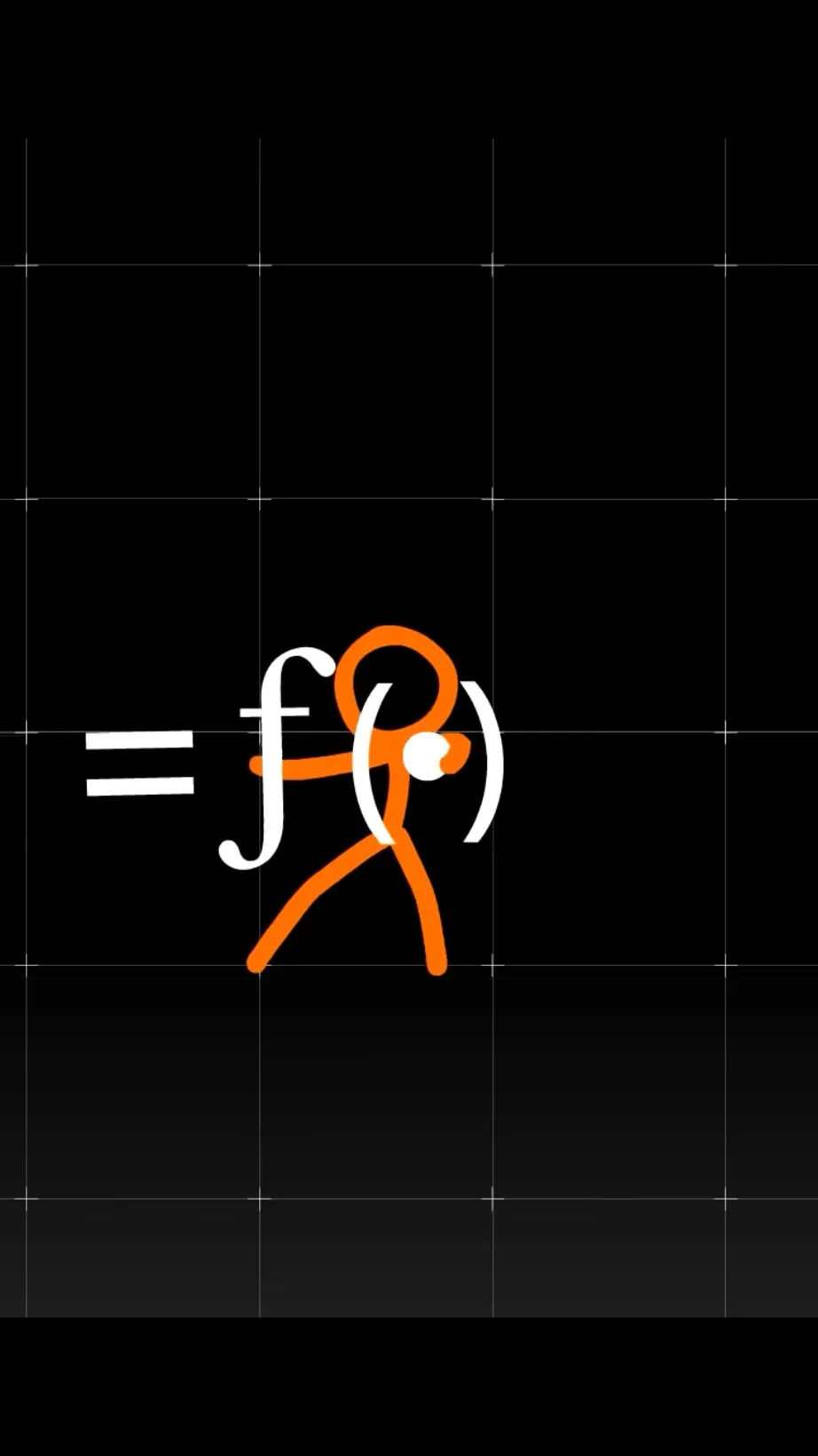 ai character: Orange background