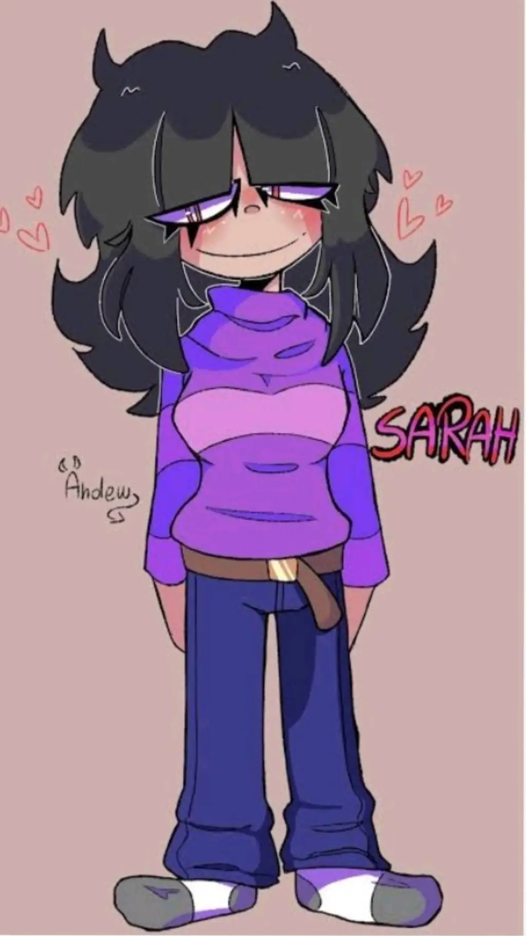 ai character: Sarah henderson background