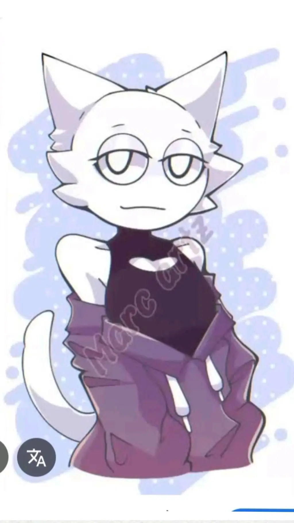 ai character: wenda sprunki cat background
