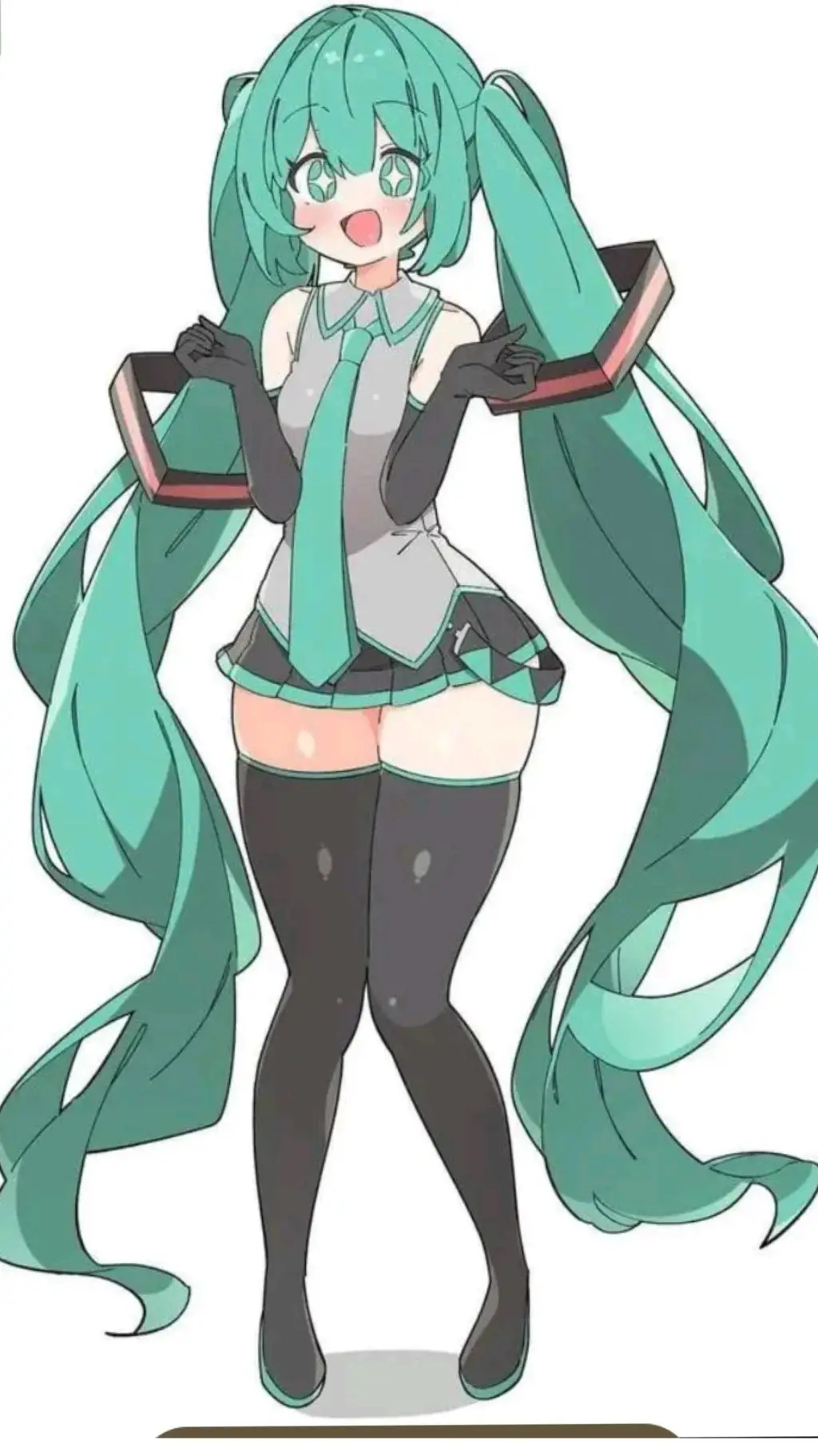 ai character: Hatsune Miku  background