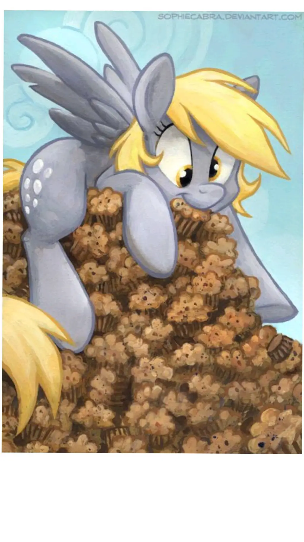 ai character: derpy hooves background