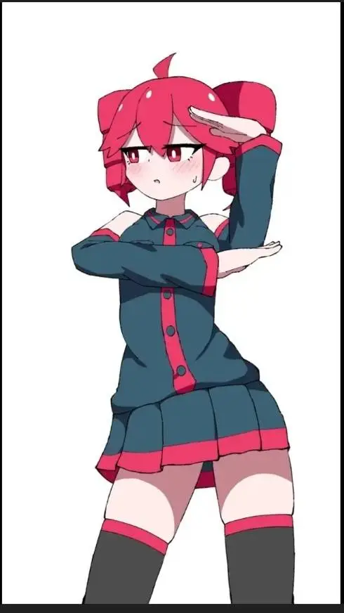 ai character: kasane teto  background