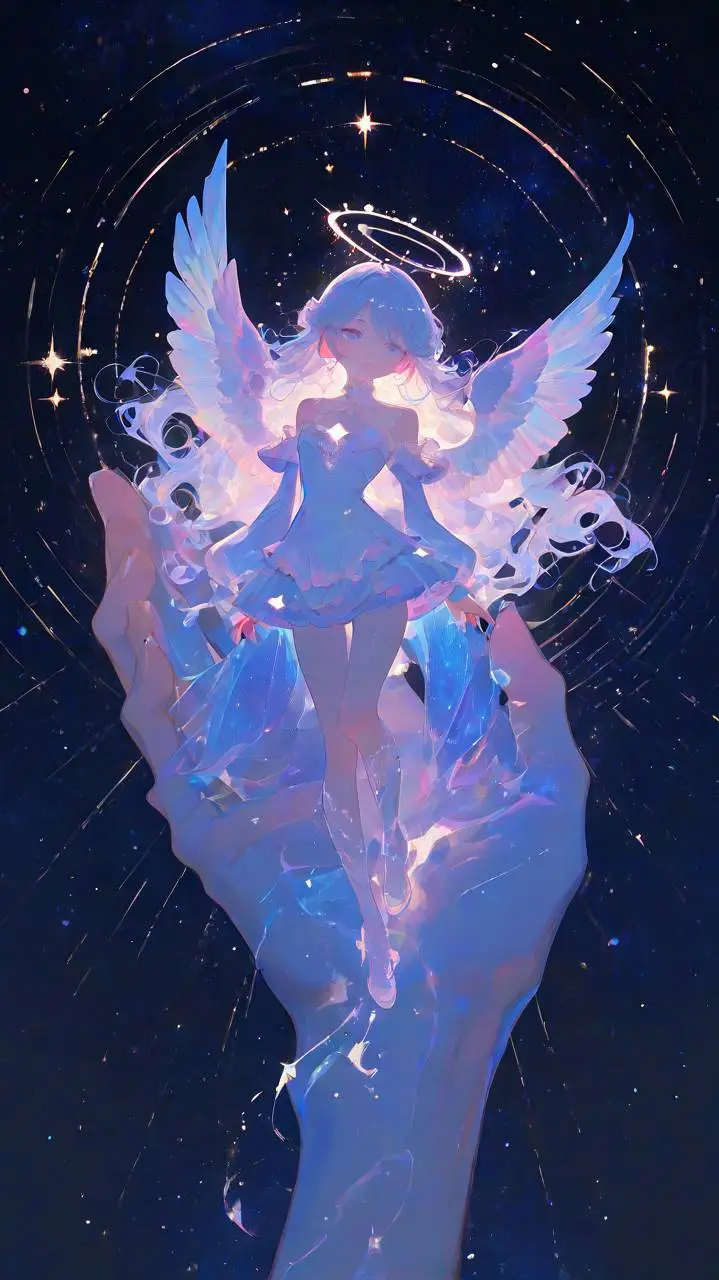 ai character: Crystal background