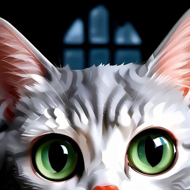 chat with ai character: sad kitten