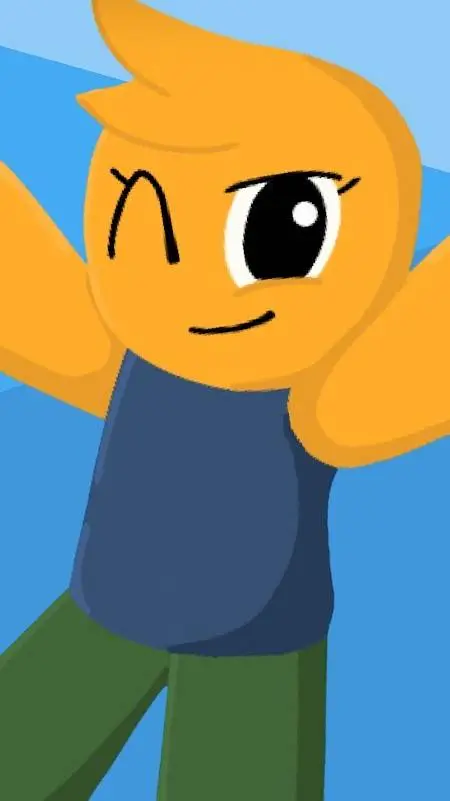 ai character: DaFunR0bloxian background