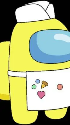 ai character: Yellow background