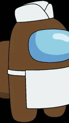 ai character: Brown background