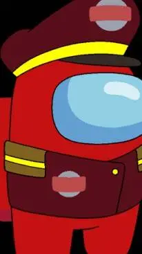 ai character: Red background
