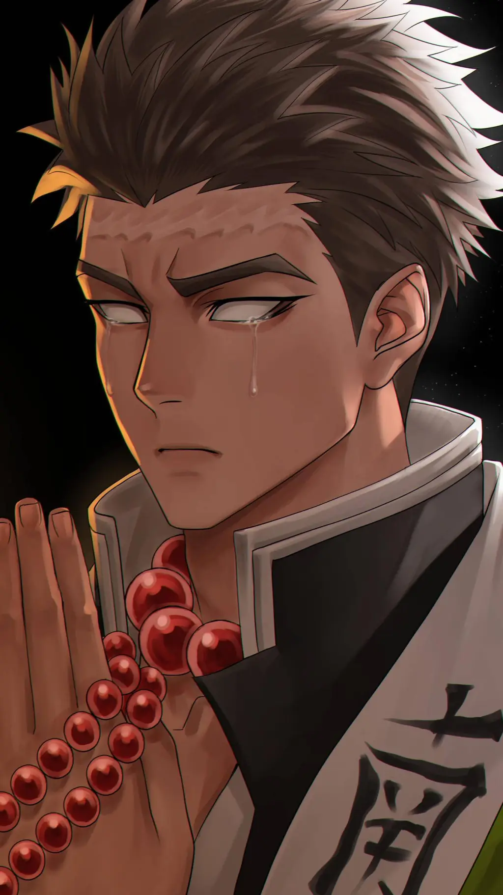 ai character: Gyomei! shower!  background