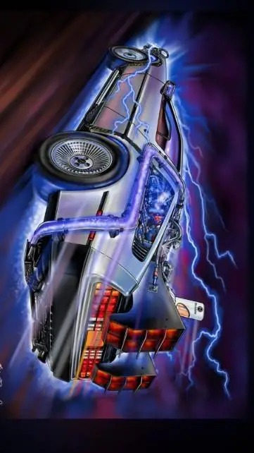 ai character: Back To The Future background