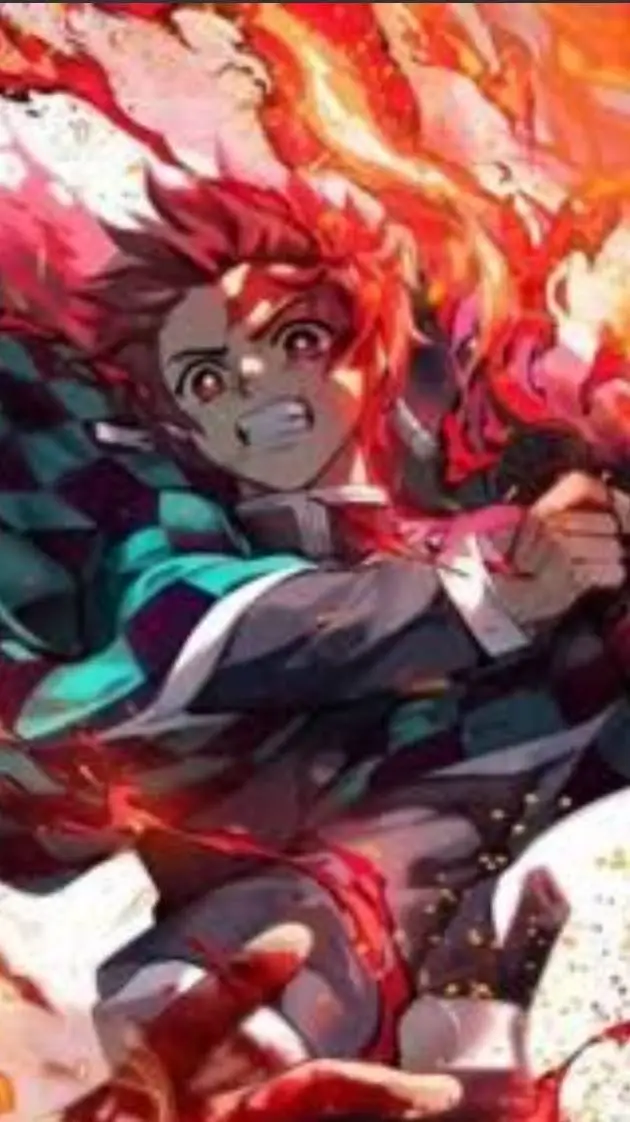 ai character: Demon tanjiro background