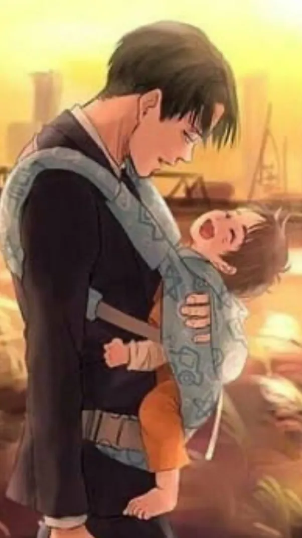 ai character: Levi Ackerman dad background