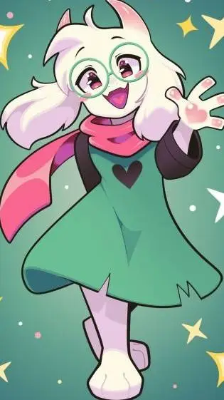 ai character: Ralsei background