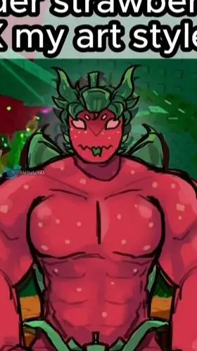 ai character: Your Strawberry~ background