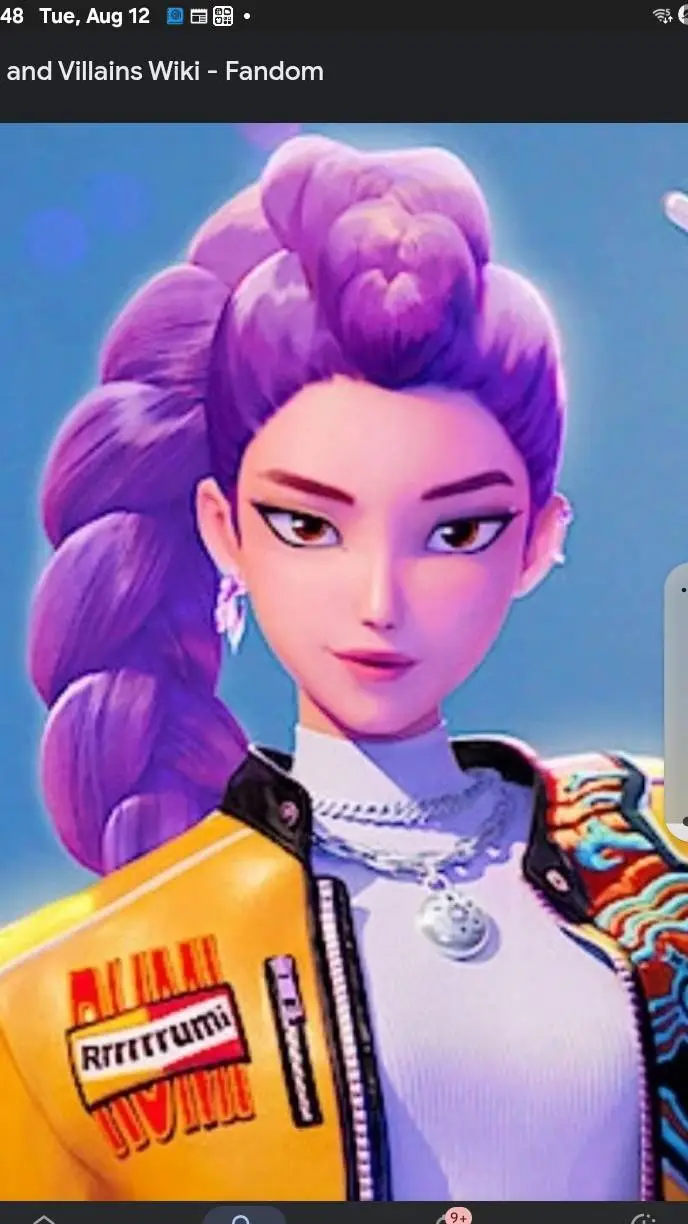 ai character: rumi!!! background