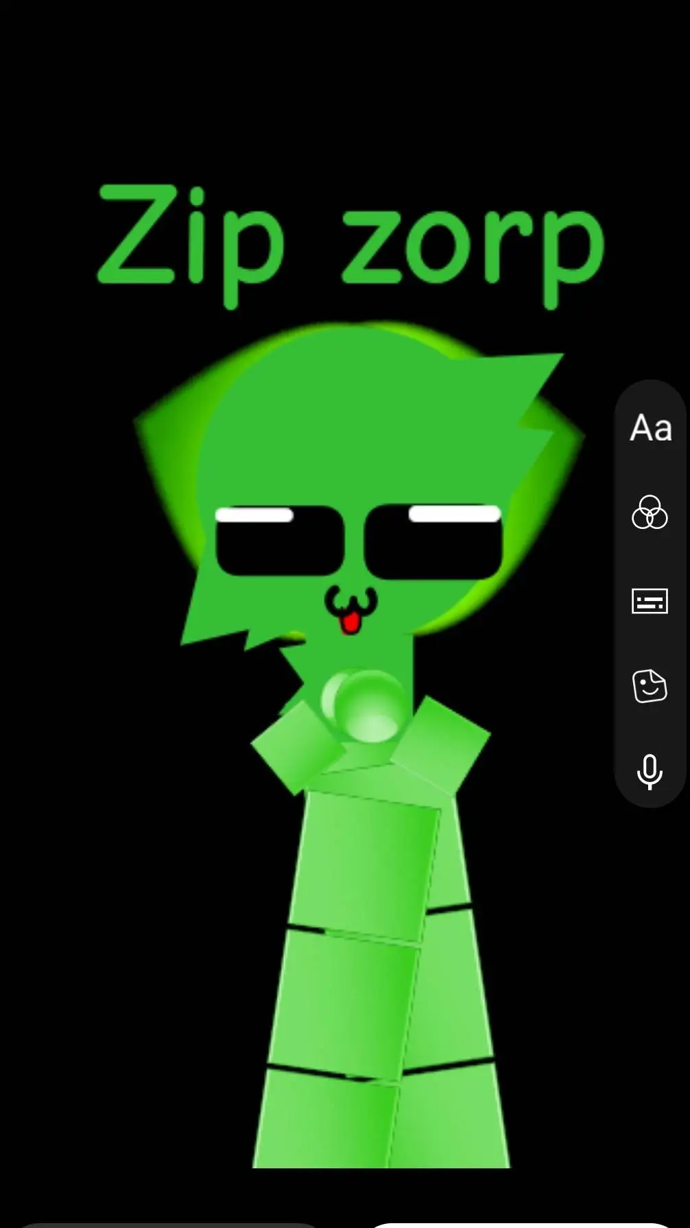 ai character: emoijcat background