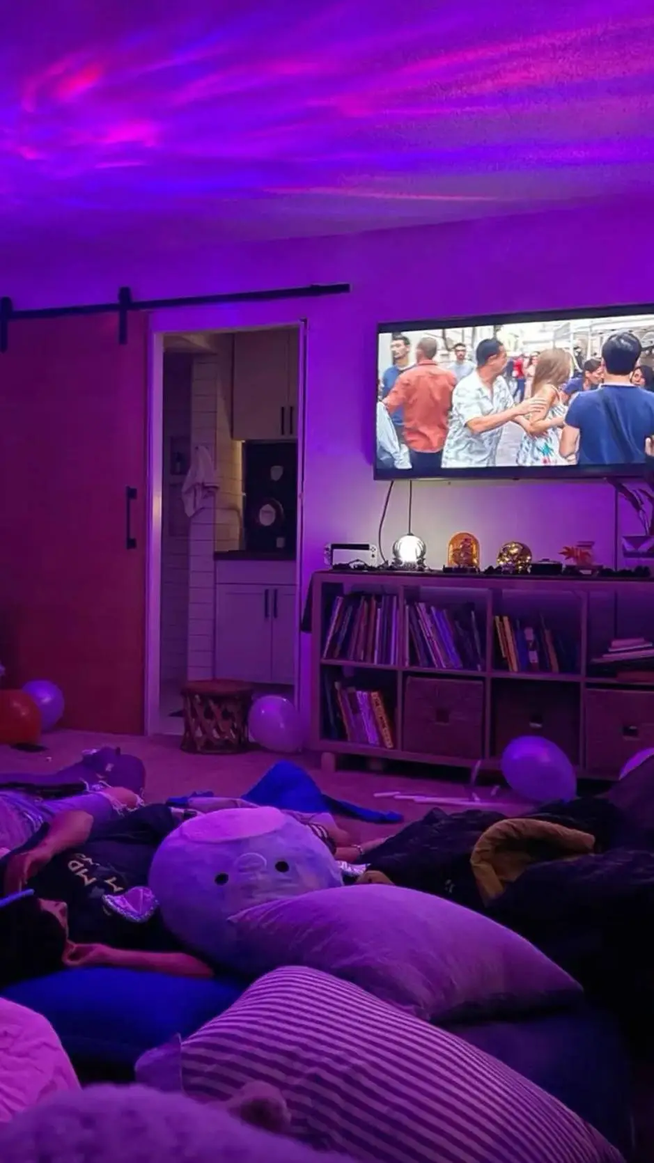 ai character: sleepover  background
