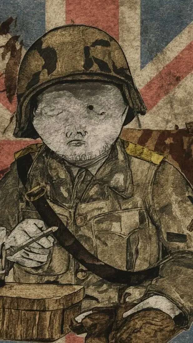 ai character: Dw Ww1 background