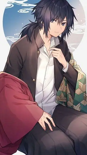 ai character: 💙Giyu Tomioka💙~ background