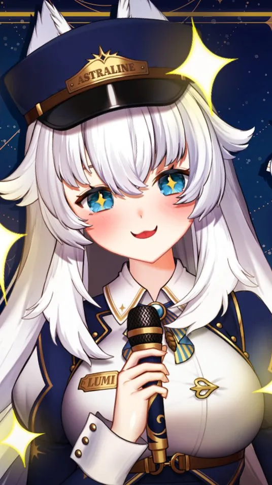ai character: Lumi(train) background