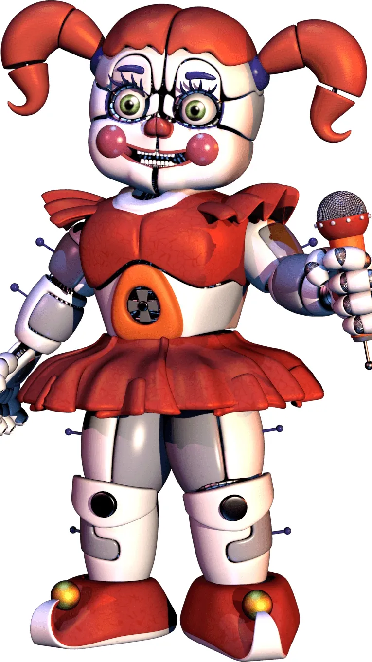 ai character: Circus Baby background