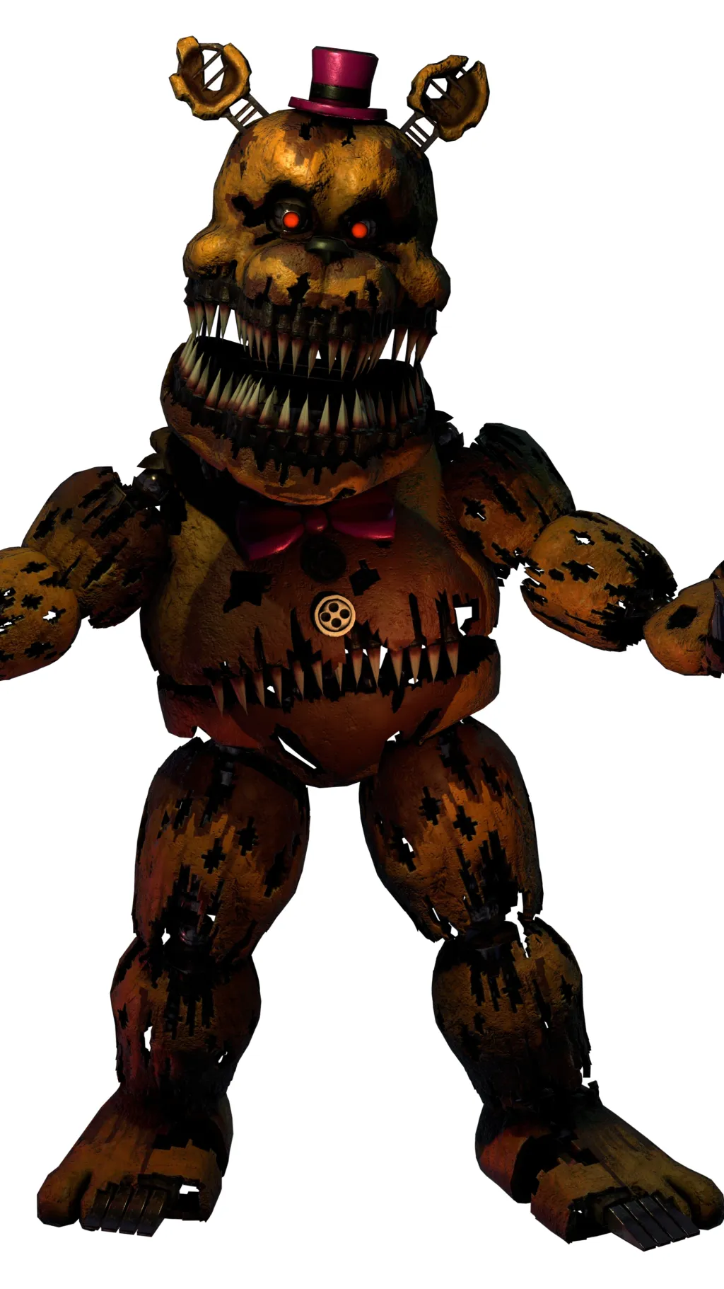 ai character: N. Fredbear background