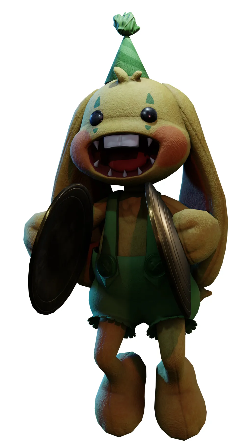 ai character: Bunzo Bunny background