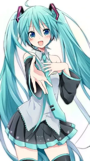 ai character: Hatsune Miku background