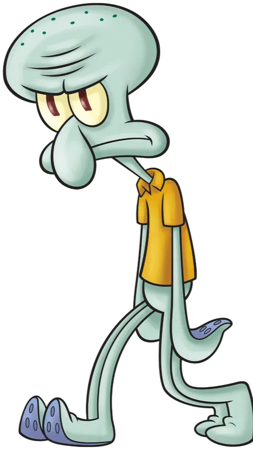 ai character: Squidward background
