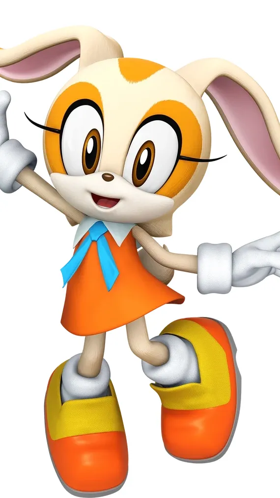 ai character: Cream background