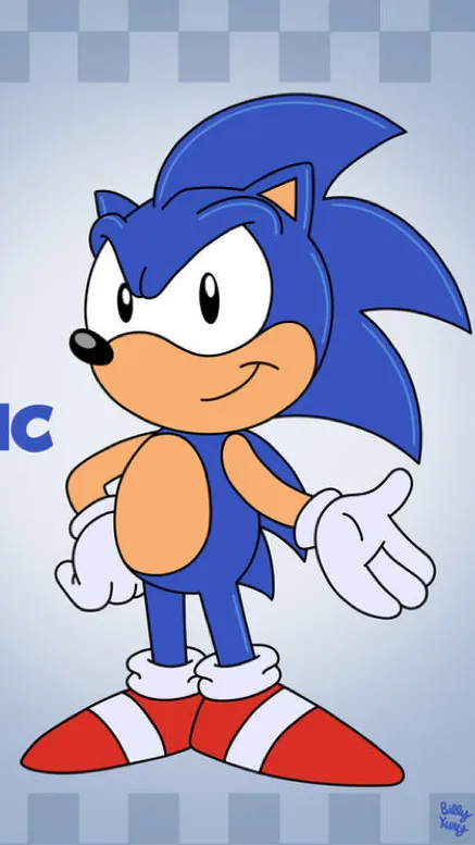 ai character: Sonic (aosth) background