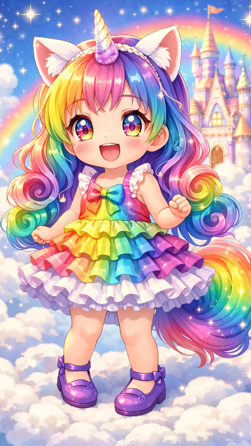 ai character: Lavender Dreams background