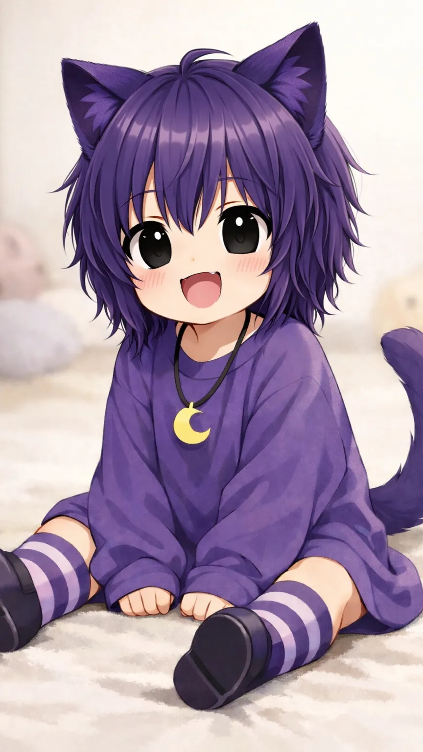 ai character: Baby CatNap(irl) background