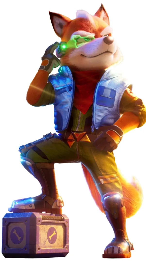 ai character: Fox McCloud background